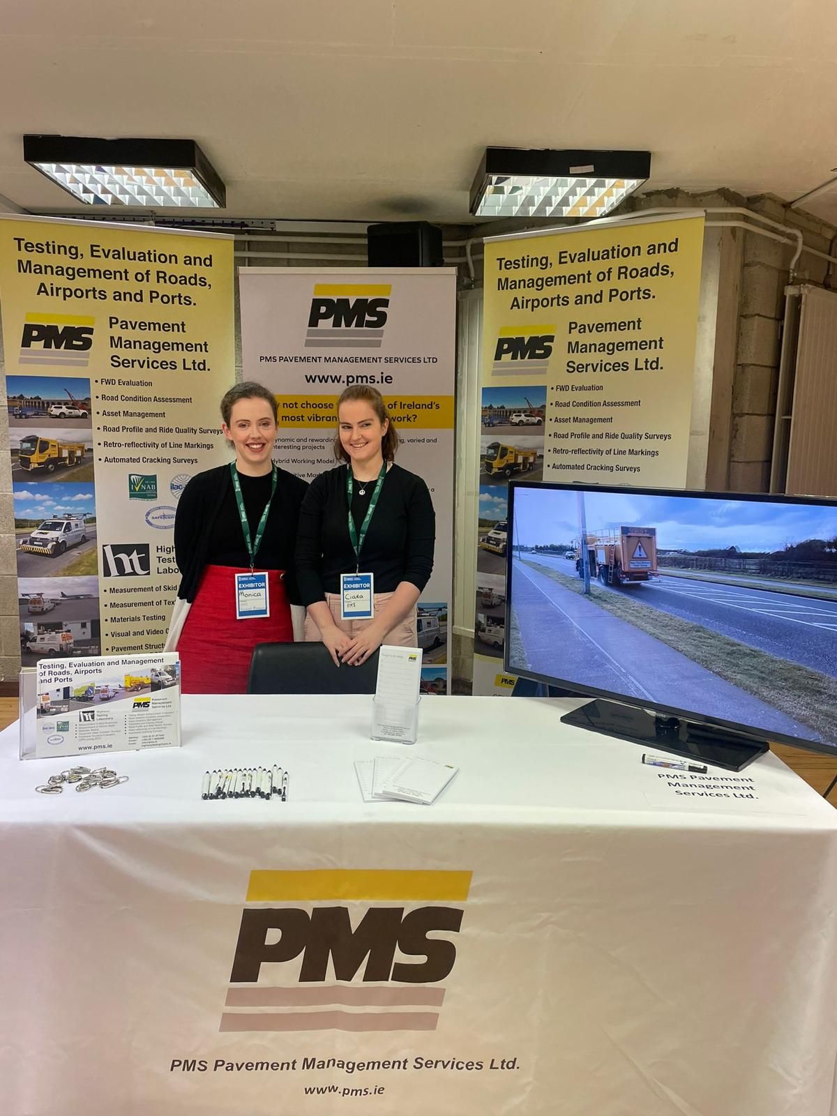 PMS Pavement Management Services Ltd. Engages Future Talent at University of Limerick Careers Fair